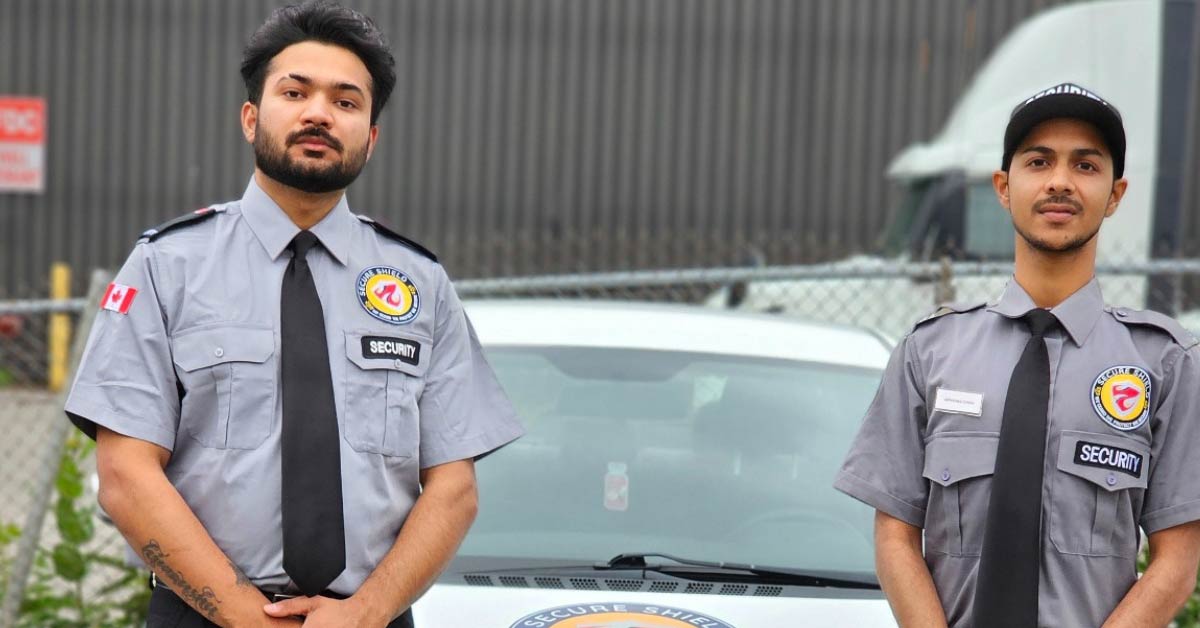 Two young boys are on Patrol for security