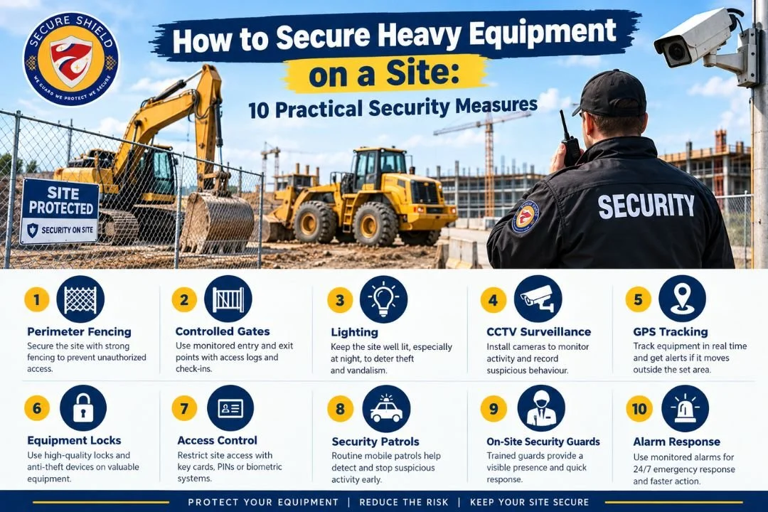 How to Secure Heavy Equipment on a Site